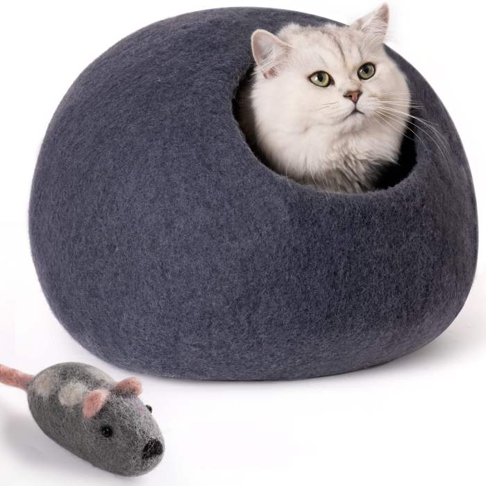 Cuddle Cave Pet Bed | Customized Large Pet Cave Bed - Petstar Elegant cat cave bed premium