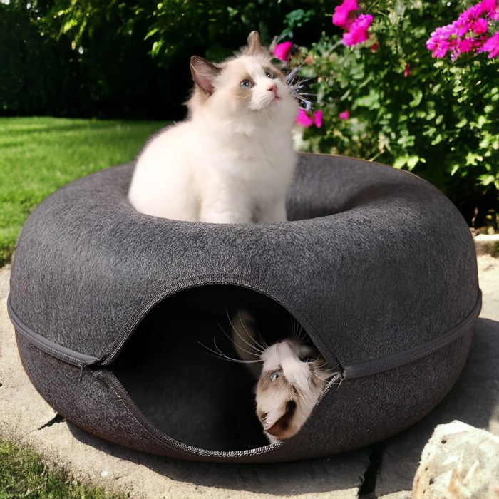 Moon | Luxury cat cave bed by Catenary Home Elegant cat cave bed premium