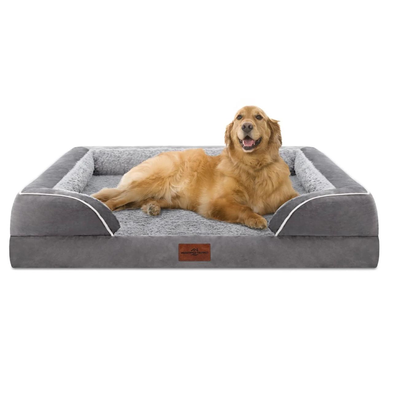 Comfort Expression Waterproof Orthopedic Foam Dog Beds for Extra Large Waterproof premium dog bed